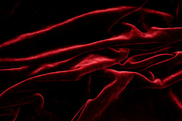 close up of elegant red velvet - fashion design - abstract background - 109143750