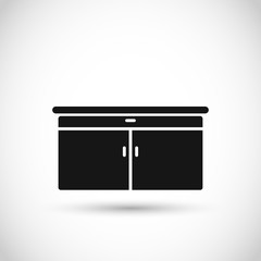 Closet icon vector