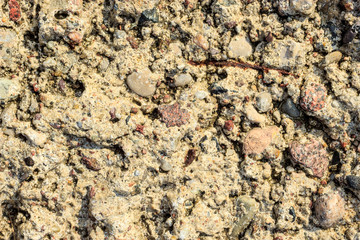 Brown grunge wall stone background or texture nature rock