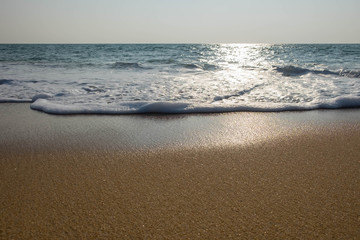 sunset on sea in Phuket island evening time