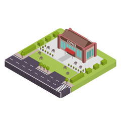 Isometric Coffee shop