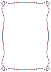 frame with the flag of France