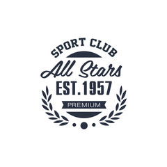 Classic Sport Label All Stars