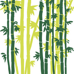 vector monochrome bamboo background