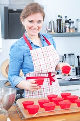 Frau in der Küche 