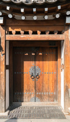 Antique doors with locks