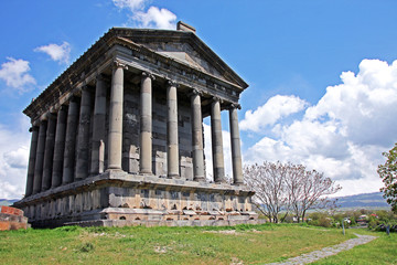 Fototapeta na wymiar The ancient Greek temple at Garni, Armenia