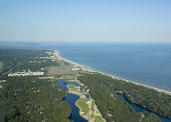 Aerial view of Hilton Head