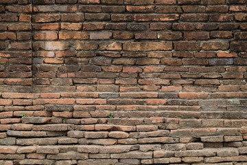 Fototapeta premium Stary ceglany mur w obrazie tła