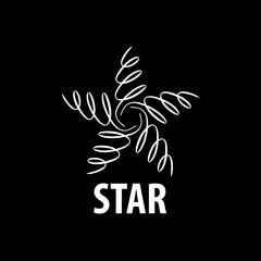 vector logo star