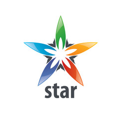 vector logo star
