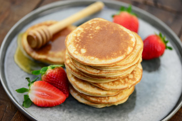 Pfannkuchen Früchte