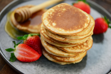 Pancakes Obst