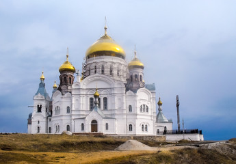 Fototapeta na wymiar Cathedral of Belogorsky Monastery