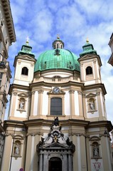 Fototapeta na wymiar St. Peter's Church Vienna