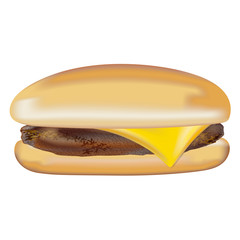 Cheeseburger senza semi - formaggio