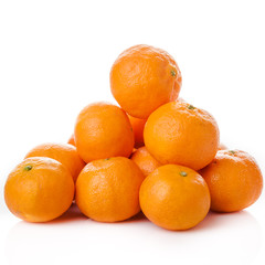 clementine  isolated.  mandarin.  orange. tangerine