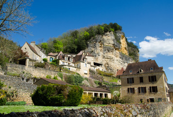 Fototapeta na wymiar la Roque-Gageac plus beau village de France