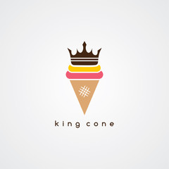 ice cream cone logotype