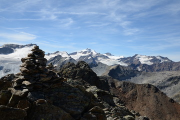 Fototapeta na wymiar Wildspitze vom Schwarzkogel