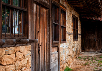 Fototapeta na wymiar Architectural reserve Zheravna village, Bulgaria 