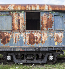 old railway wagon