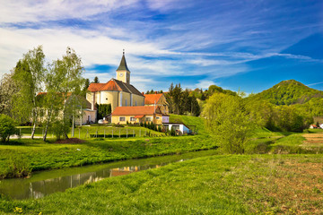 Margecan village on Bednja river