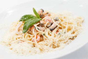 pasta with shrimps