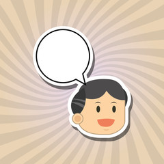 Flat illustration about businesspeople design , vector cartoon