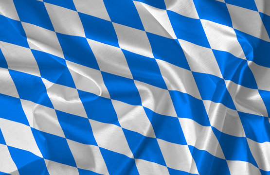 Bayern flag - Oktoberfest  fabric background