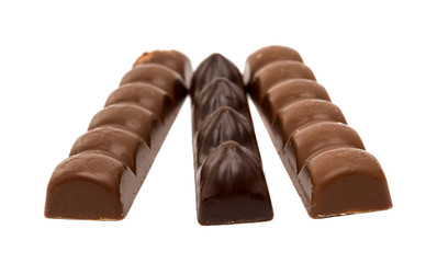 chocolate bar isolated