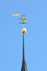 Old Thomas (Vana Toomas), a weather vane on top of the spire of Tallinn Town Hall, Estonia