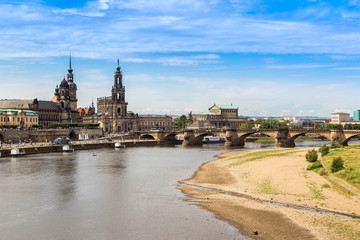 Fototapeta premium Panoramic view of Dresden
