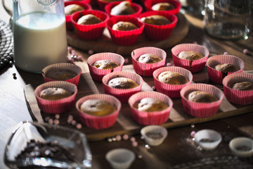 Selbstgemachte cupcakes