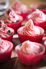 Selbstgemachte cupcakes