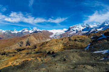 Alps mountain landscape in Swiss