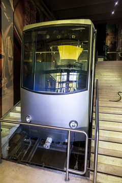 Funicular in Athens, Greece