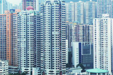 Obraz premium apartments in hongkong china.