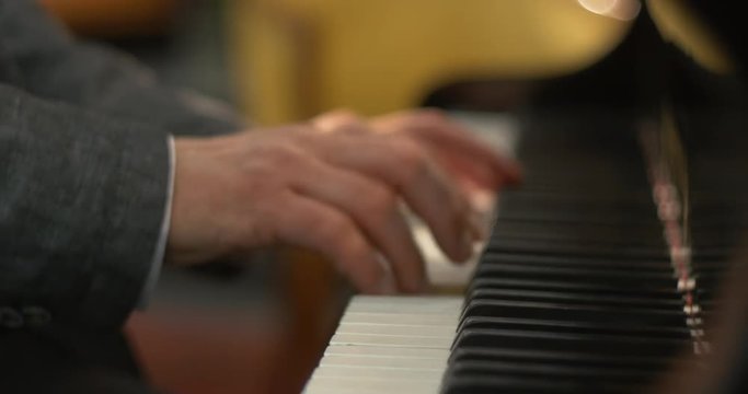 Man Plays Piano