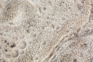 Sand surface after the rain