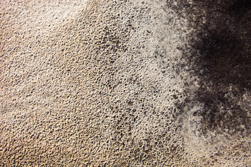 Sand surface after the rain