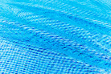 Blue mesh fabric for background