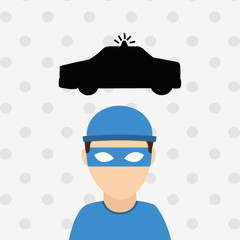 justice flat icon design 