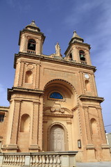 Fototapeta na wymiar Parish Church of Our Lady of Pompei, Marsaxlokk