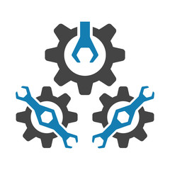 Repair service icon,abstract icon - gear