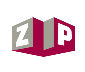 Fototapeta premium ZP Initial Logo for your startup venture