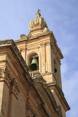 Fototapeta na wymiar St. Peter & Paul Cathedral in Mdina.