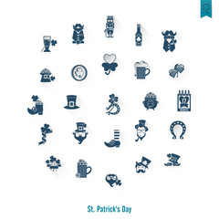 Saint Patricks Day Isolated Icon Set