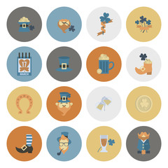 Saint Patricks Day Icon Set