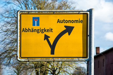 Schild 101 - Autonomie